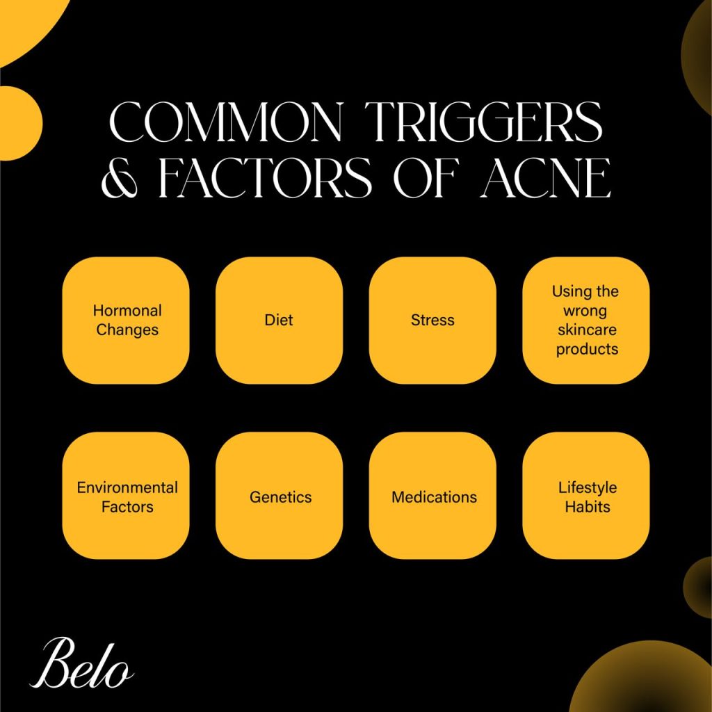 Common Triggers and Factors of Acne
